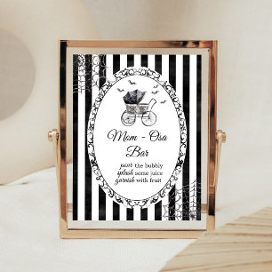 Baby is Brewing Halloween Mum Osa Bar Sign