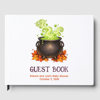 Baby is Brewing Halloween Shower Guest Book