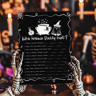 Baby is Brewing Halloween Who Knows Daddy Best