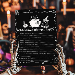Baby is Brewing Halloween Who Knows Mummy Best