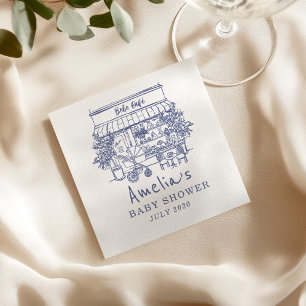 baby is brewing Home cafe themed BABY Shower  Napkin