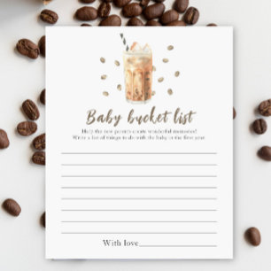 Baby is brewing iced coffee - Baby bucket list