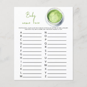 Baby is brewing matcha - Baby name race game