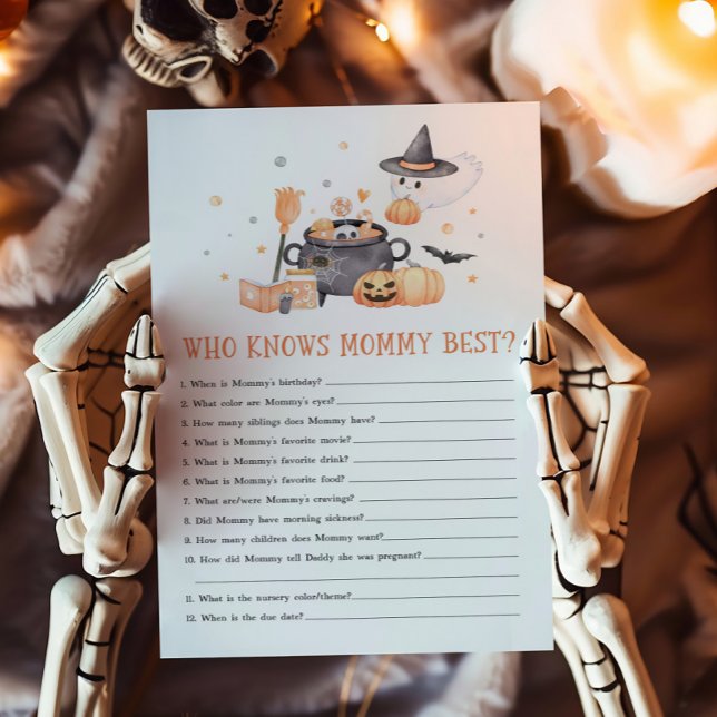 Baby is Brewing Orange Who knows Mummy Best Game (Baby is Brewing Baby Shower Who knows Mommy Best Game)