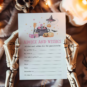 Baby is Brewing Pink Advice and Wishes Game