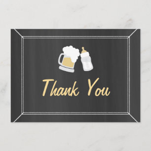 "Baby Is Brewing" Thank You Card