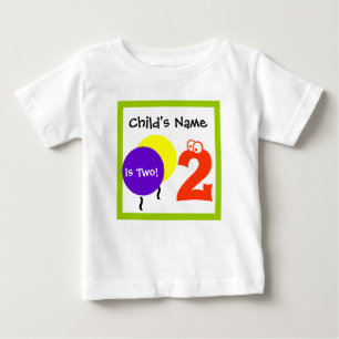 baby is one 2 , 2nd second Birthday,t-shirt T-Shirt