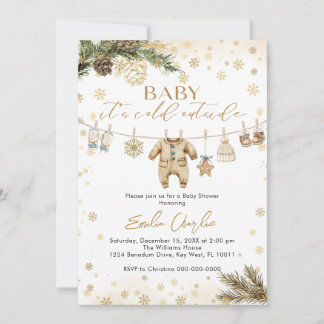 Baby it’s Cold Outside Baby Shower Invitation