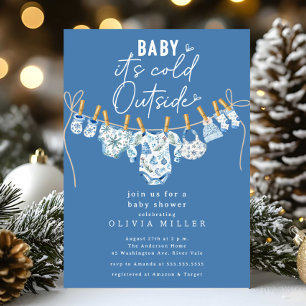 Baby It’s Cold Outside Baby Shower Invitation 