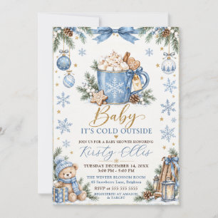 Baby, It’s Cold Outside Hot Cocoa Baby Shower Invitation