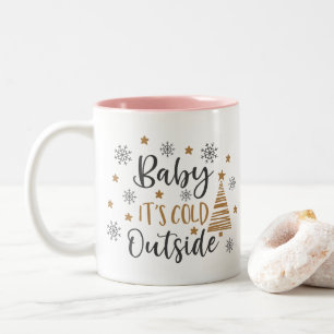 Baby, It’s Cold Outside Two-Tone Coffee Mug