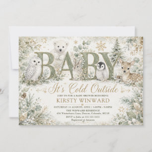 Baby It’s Cold Outside Winter Baby Shower Invitation