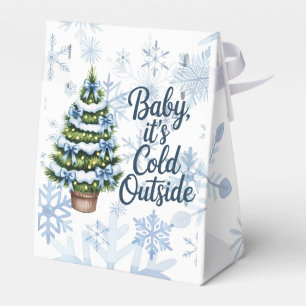 Baby, It’s Cold Outside Winter Boy Baby Shower Favour Box