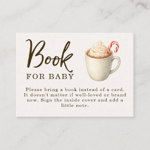 Baby, It's Cocoa Outside Baby Shower Enclosure Card