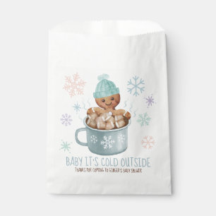 Baby It's Cold Cookie & Cocoa Boy Baby Shower  Favour Bag