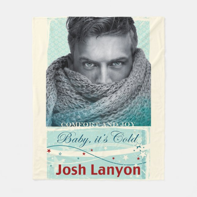 Baby, it's Cold fleece blanket (Front)