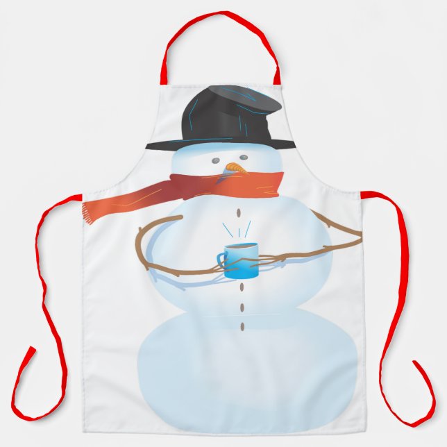 "Baby it's Cold Outside" Apron (Front)