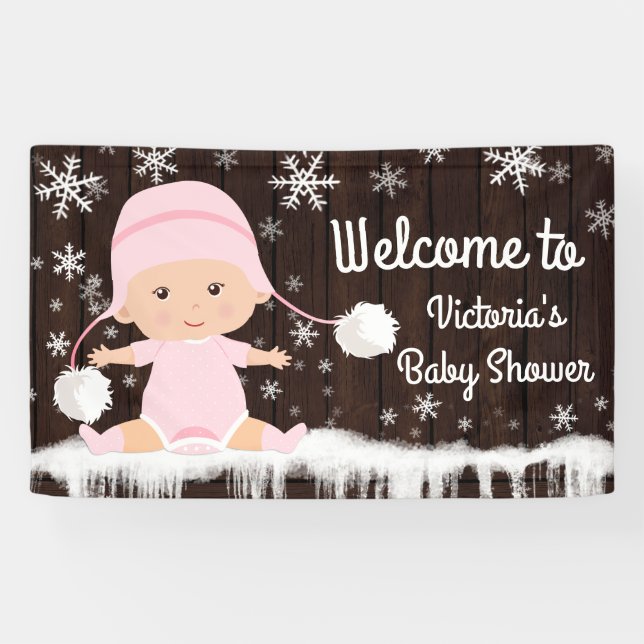 Baby Its Cold Outside Baby Shower Banner (Horizontal)