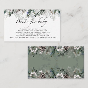 Baby it's cold outside baby shower books for baby enclosure card