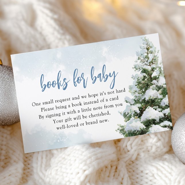 Baby It's Cold Outside Baby Shower Books for Baby Enclosure Card (Creator Uploaded)