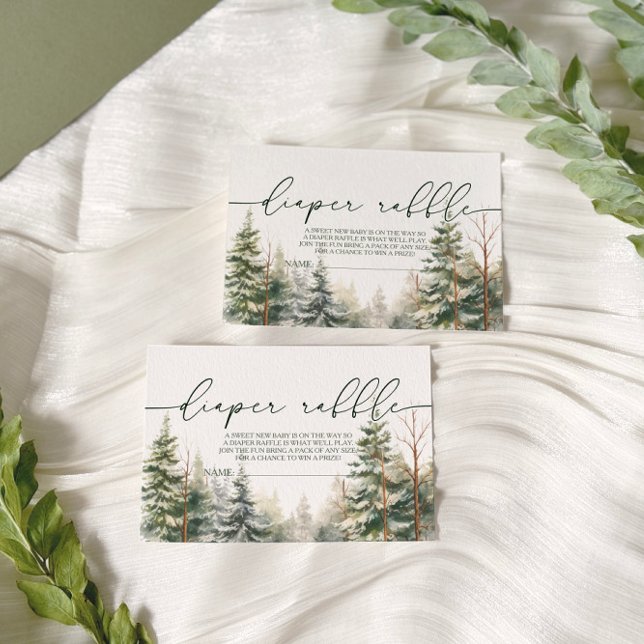 Baby Its Cold Outside Baby Shower Diaper Raffle Enclosure Card (Creator Uploaded)