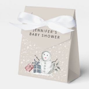 Baby its cold outside baby shower favour box