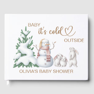 Baby its cold outside. Baby Shower. Guest Book