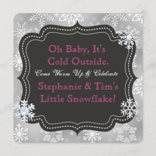 Baby Its Cold Outside Baby Shower Invitation