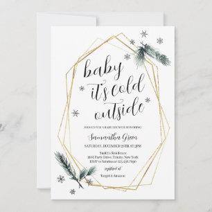 Baby It's Cold Outside Baby Shower Invitation