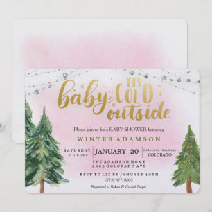 Baby Its Cold Outside Baby Shower Invitation