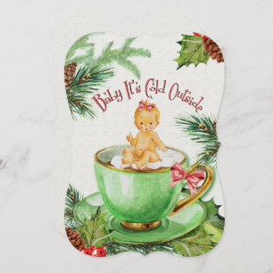 Baby It's Cold Outside   Baby Shower Invitation