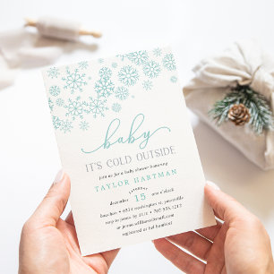 Baby It's Cold Outside Baby Shower Invitation