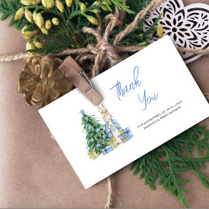 Baby its cold outside baby shower thank you card