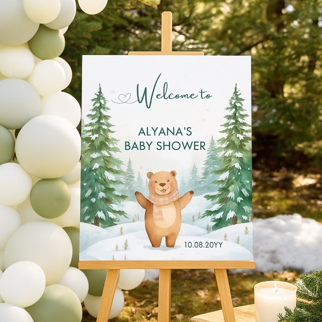Baby Its Cold Outside Baby Shower Welcome Sign (Creator Uploaded)