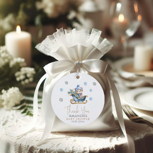 Baby It's Cold Outside Bear Baby Shower Favour Ta Tags