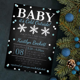 Baby It's Cold Outside Boys Winter Baby Shower