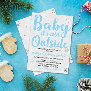 Baby It's Cold Outside Boys Winter Baby Shower