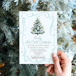 Baby It's Cold Outside Christmas Baby Shower Invitation