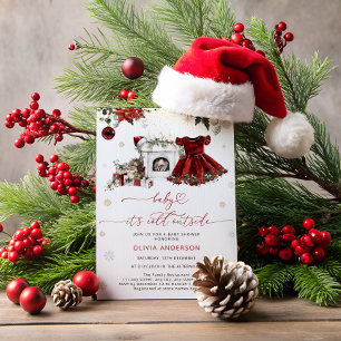 Baby it's Cold Outside Christmas Baby Shower Invitation