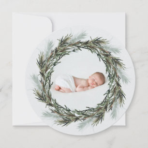 Baby its cold outside Christmas photo Announcement