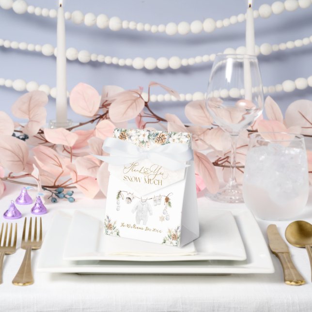 Baby Its Cold Outside Clothest Line Baby Shower Favour Box (Wedding)