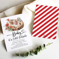 Baby Its Cold Outside Cosy Holiday Shower Invitati