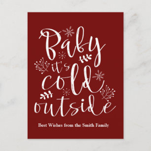 Baby Its Cold Outside Cute Christmas Holiday