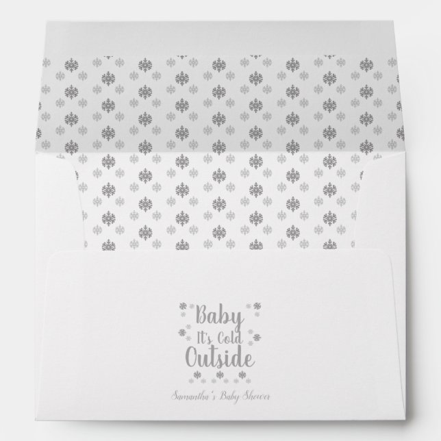 Baby It's Cold Outside Envelope (Back (Bottom))