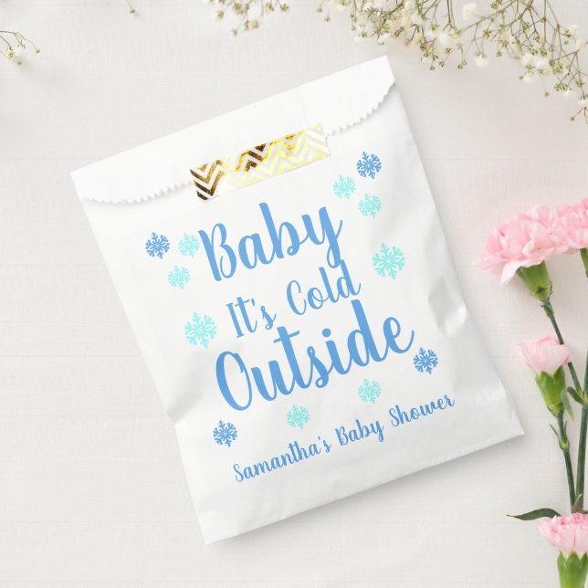 Baby It's Cold Outside Favour Bag (Sealed)