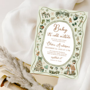 Baby it's Cold Outside Gender Neutral Baby Shower Invitation