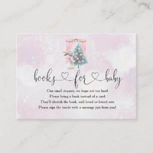 Baby It's Cold Outside Girl Winter Baby Shower  Enclosure Card