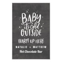 Baby its cold outside hot chocolate bar