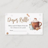 Baby Its Cold Outside Hot Cocoa Diaper Raffle