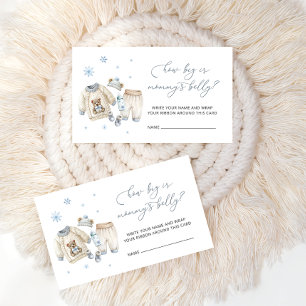 Baby Its Cold Outside How Big Is Mummy's Belly Enclosure Card